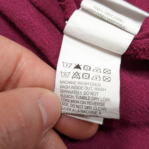 Lucky Brand Purple V Neck Long Sleeve Blouse - Picture 13 of 16